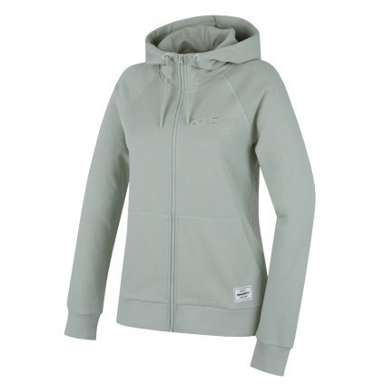 Dámská bavlněná mikina Brool L light green (Velikost L)