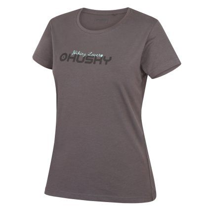Dámské bavlněné triko Tee Hike L grey (Velikost L)