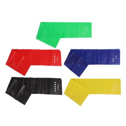 Yoga Stretch Mix 1500 sada posilovacích gum 5 ks mix barev