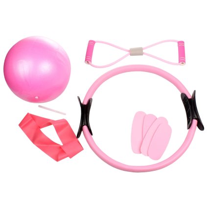 Yoga 4P set na jógu růžová