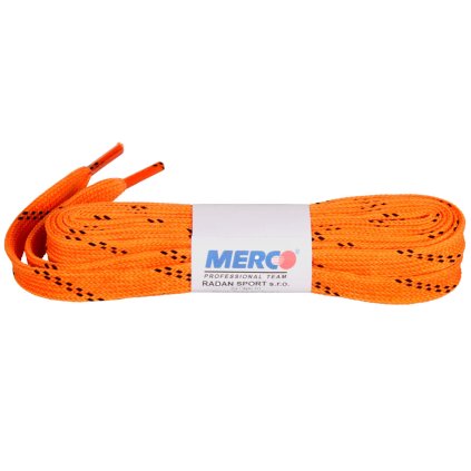 PHW-12 tkaničky do bruslí voskované oranžová (Délka 270 cm)