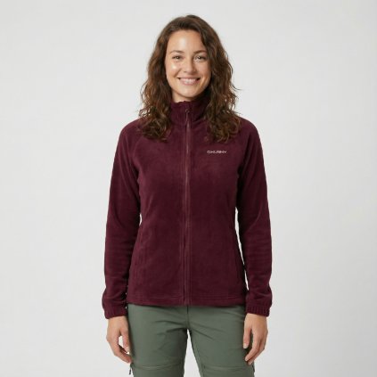 Dámská fleecová mikina Aflee L bordo (Velikost L)