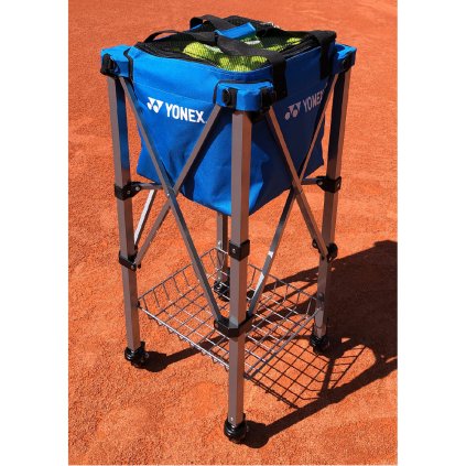 Tenisový koš na kolečkách YONEX pro 150 míčů - Black