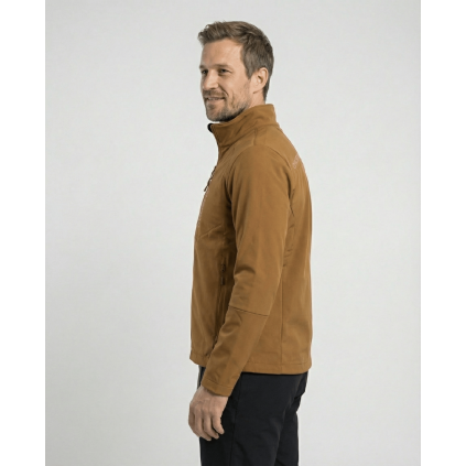 Pánská softshell bunda Salfa M mustard (Velikost L)