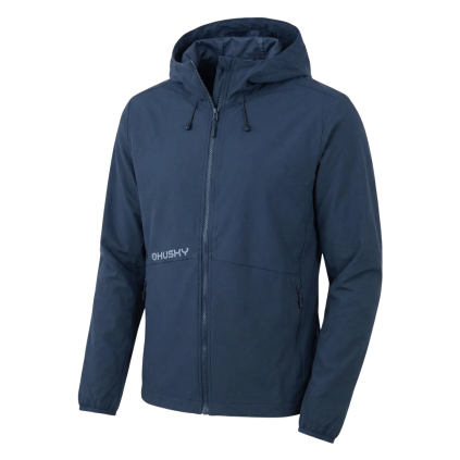 Pánská softshell bunda Silvo M blue (Velikost L)
