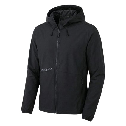 Pánská softshell bunda Silvo M black (Velikost L)