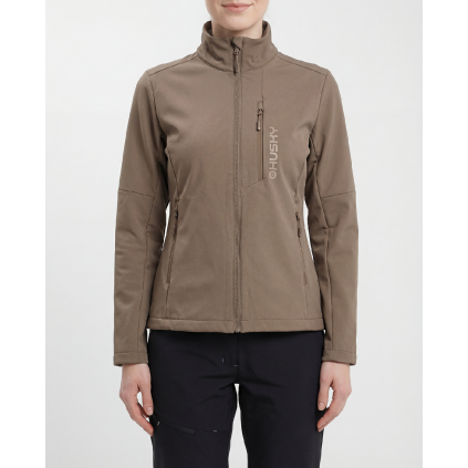 Dámská softshell bunda Salfa L beige (Velikost L)
