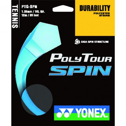 Tenisový výplet YONEX PolyTour SPIN - 200 m