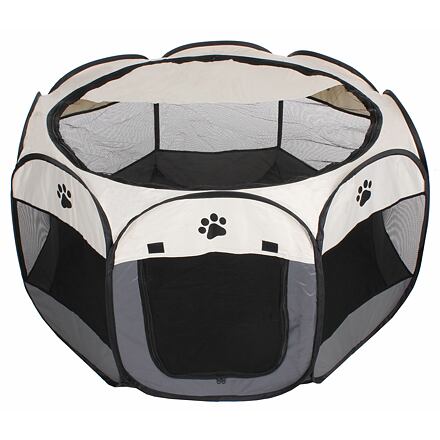 Merco Pet Octagonal ohrádka pro psy bílá-šedá