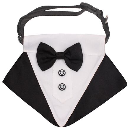 Formal motýlek pro psy černá, M