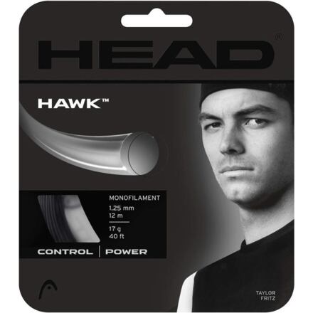 Head Hawk tenisový výplet 12 m černá Průměr: 1,25