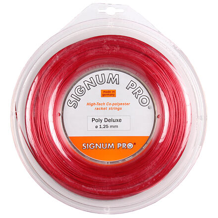 Signum Pro Poly Deluxe Red tenisový výplet 200 m Průměr: 1,22