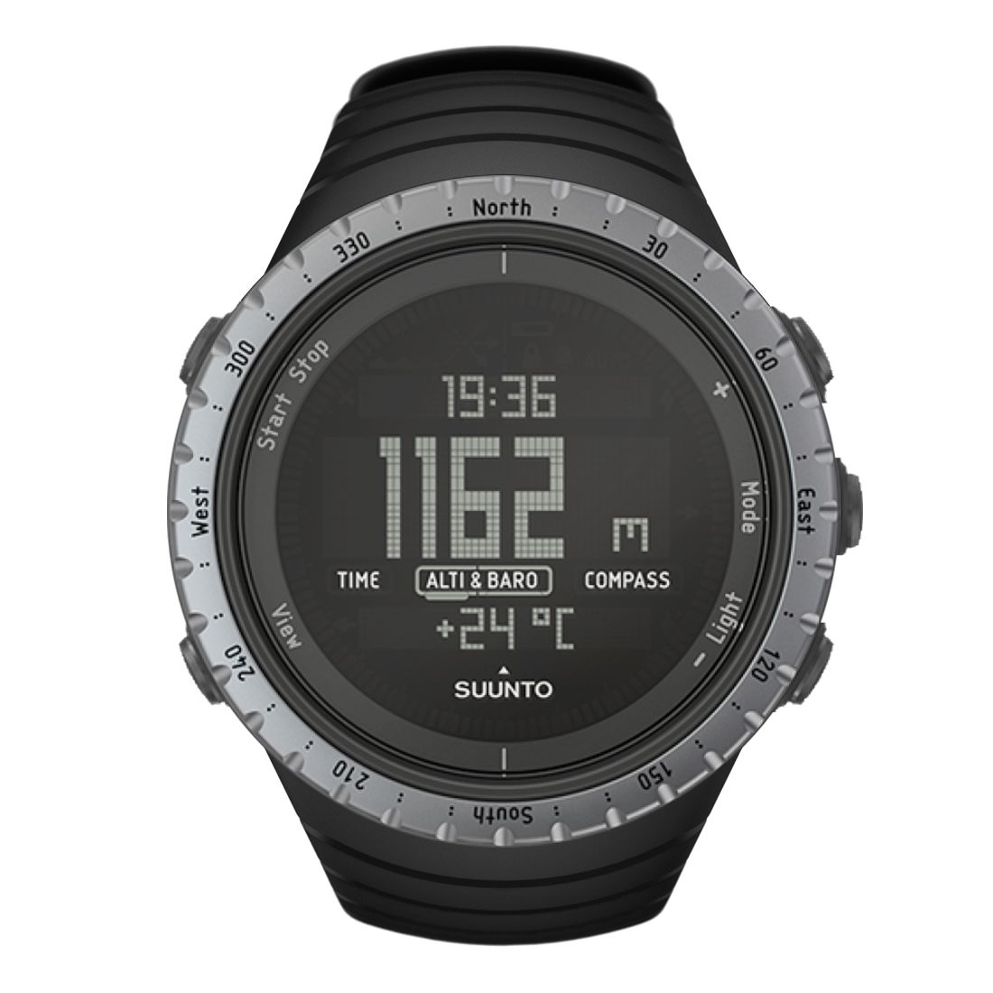 Suunto Core Dusk Gray All black strap
