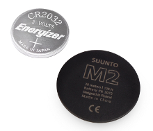 Suunto Sada baterie s černou krytkou pro M2 hodinky