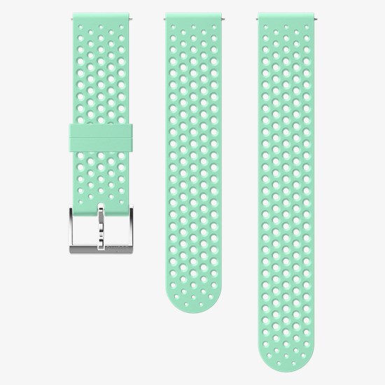 Suunto 20mm Athletic 1 Silicone Strap Ocean Steel Size S+M