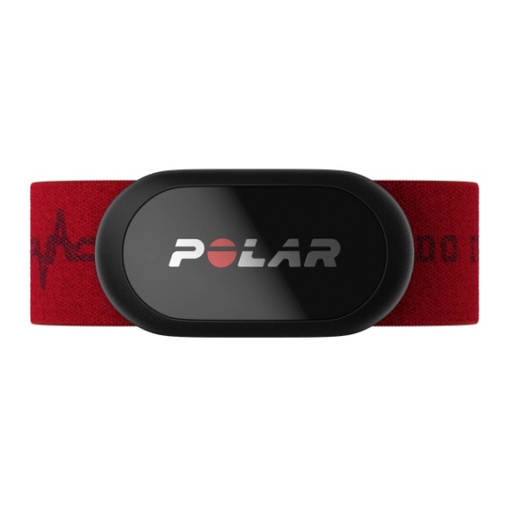Polar Hrudní vysílač TF H10 Bluetooth Smart/ANT, s popruhem Red Beat, M-XXL