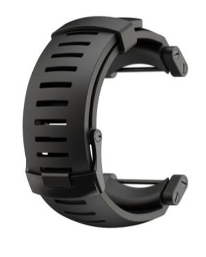 Suunto Řemínek Suunto Core Deep Black silikon včetně úchytů a osiček