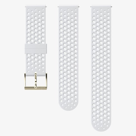 Suunto 20mm Athletic 1 Silicone Strap White Gold Size S + M