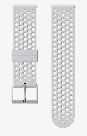 Suunto 20mm Athletic 1 Silicone Strap Pebble White Size S