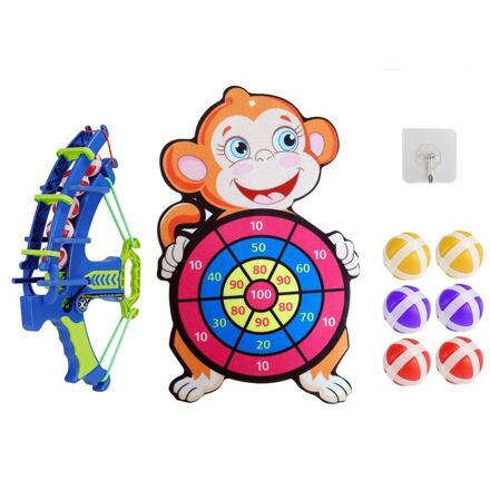 Házecí hra merco target monkey terč na suchý zip