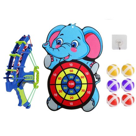 Házecí hra merco target elephant terč na suchý zip