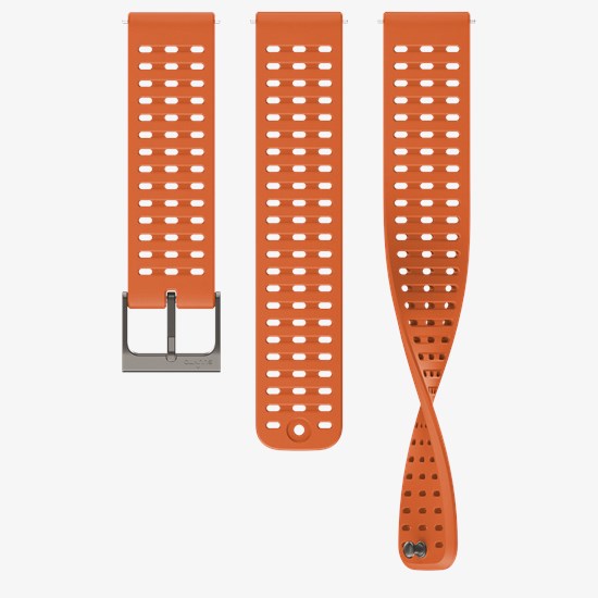 Suunto Řemínek Athletic 2 Silicone Canyon Orange S+M pro Vertical a kompatibilní