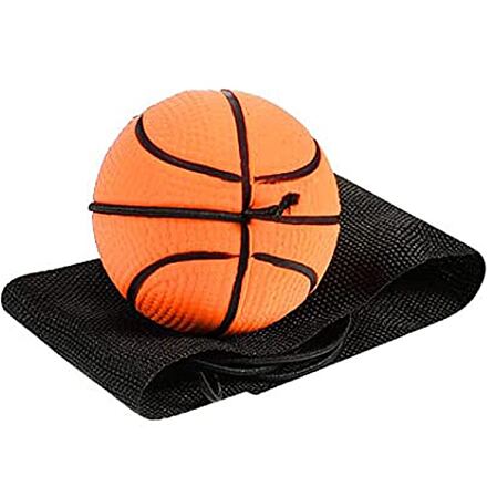 Basketball Wrist míček na gumě, 1 ks