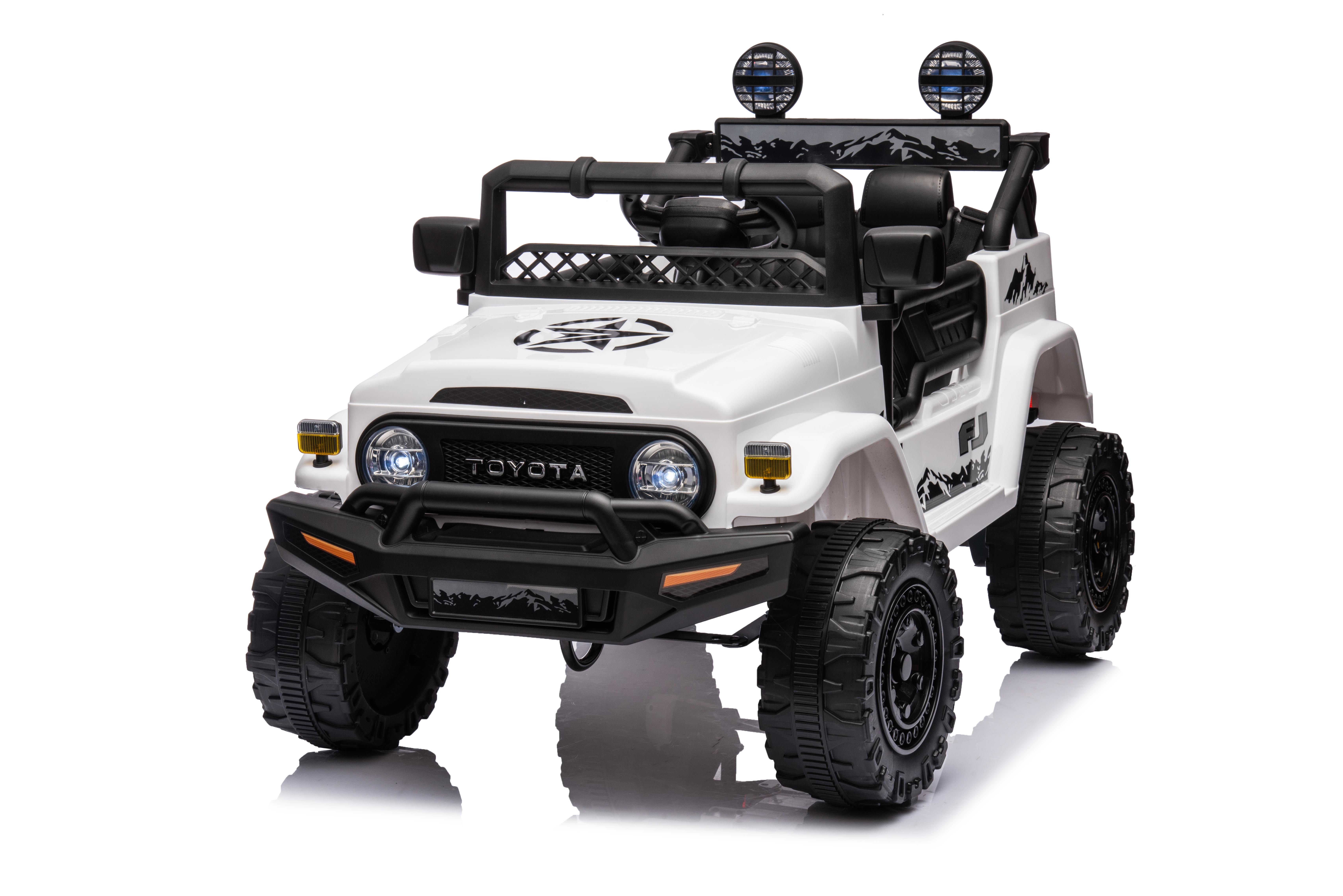 ELJET Dětské elektrické auto Toyota FJ Cruiser bílá/white