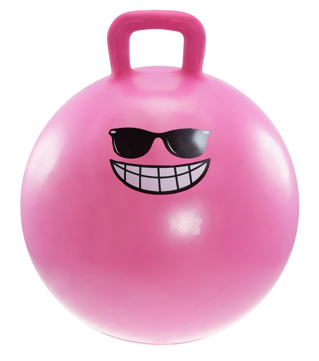 Dětský skákací míč LIFEFIT® JUMPING BALL 55 cm, růžový