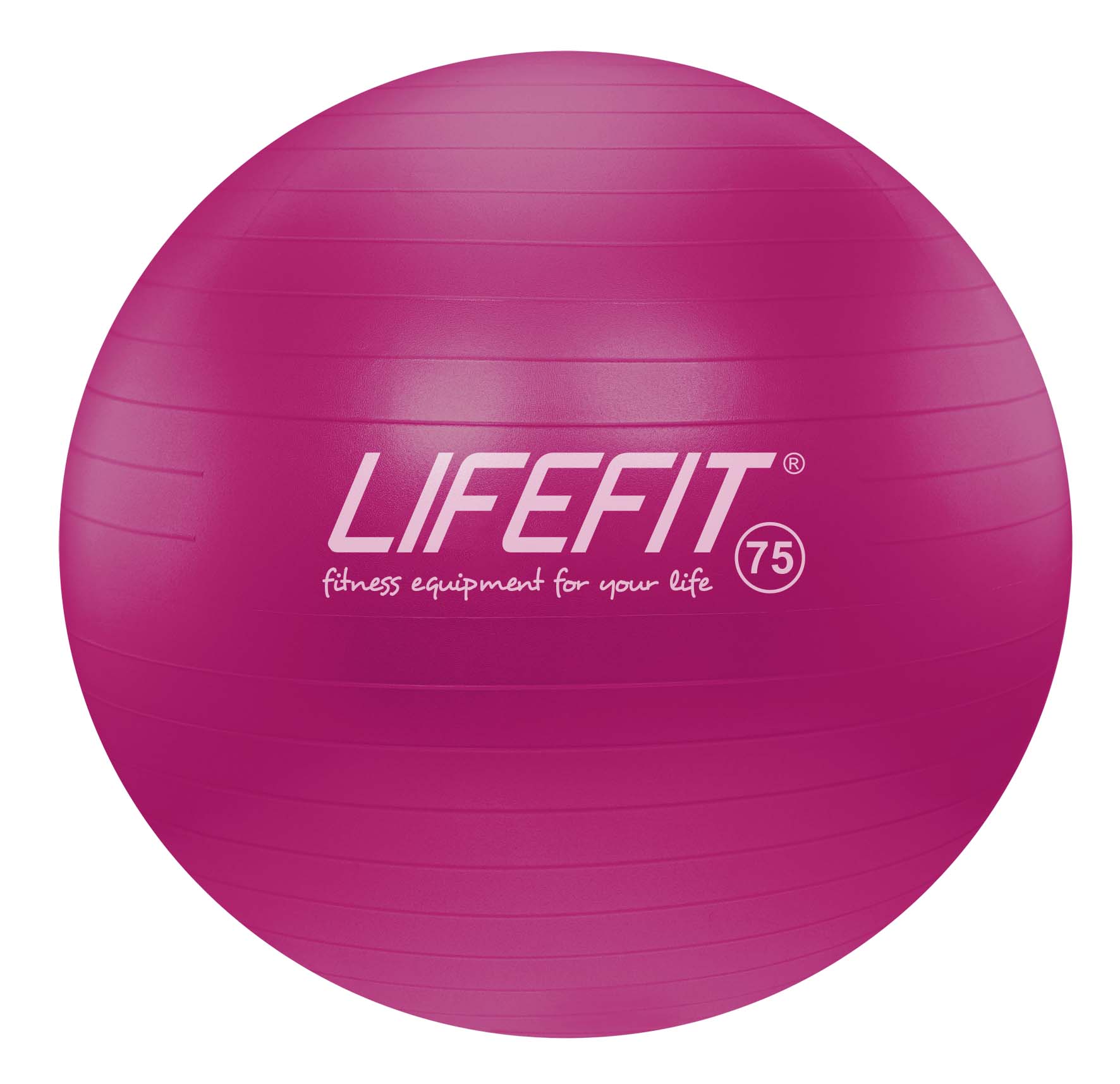 Gymnastický míč lifefit anti-burst 75 cm, bordó