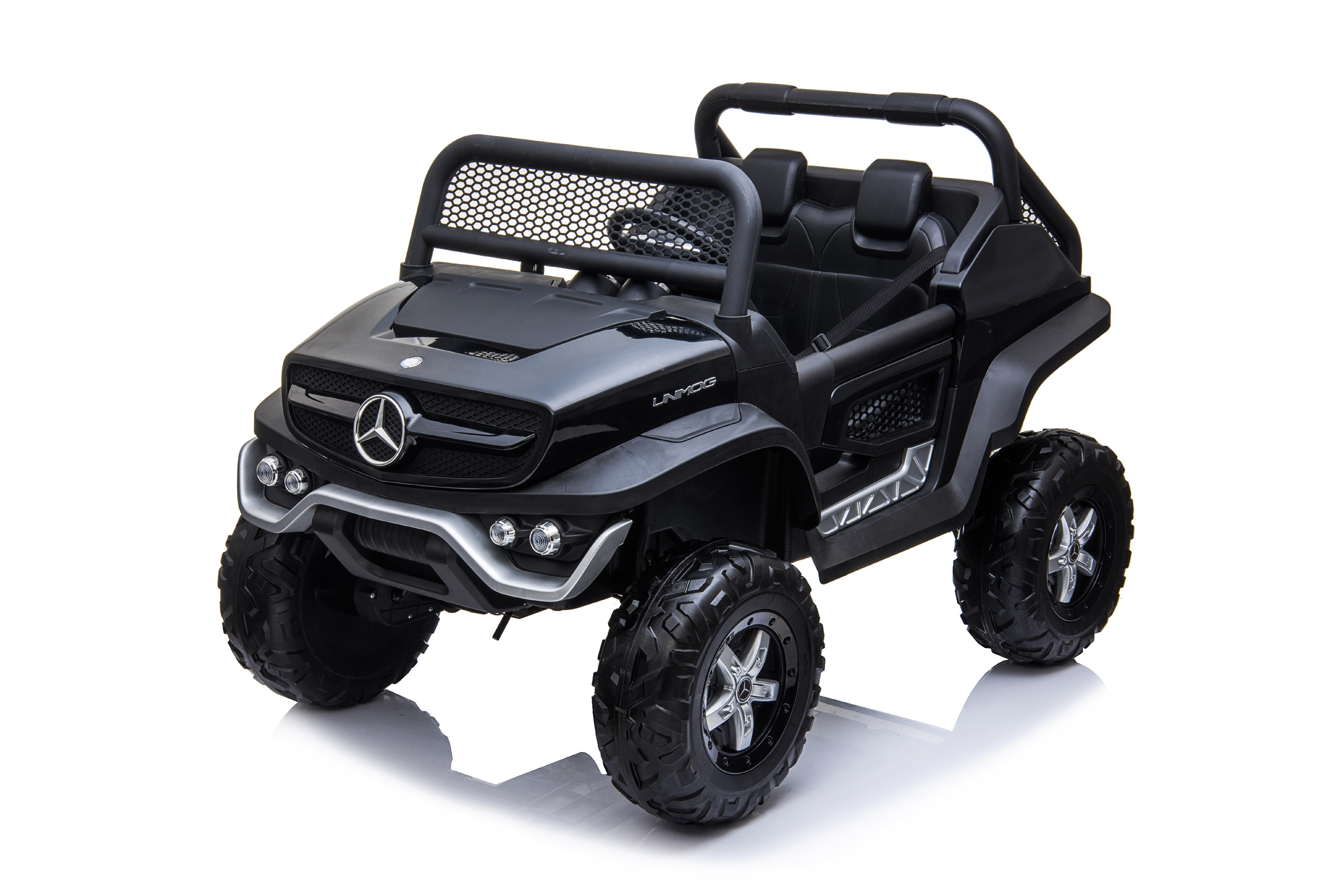 ELJET Dětské elektrické auto Mercedes Benz Unimog Truck - černá