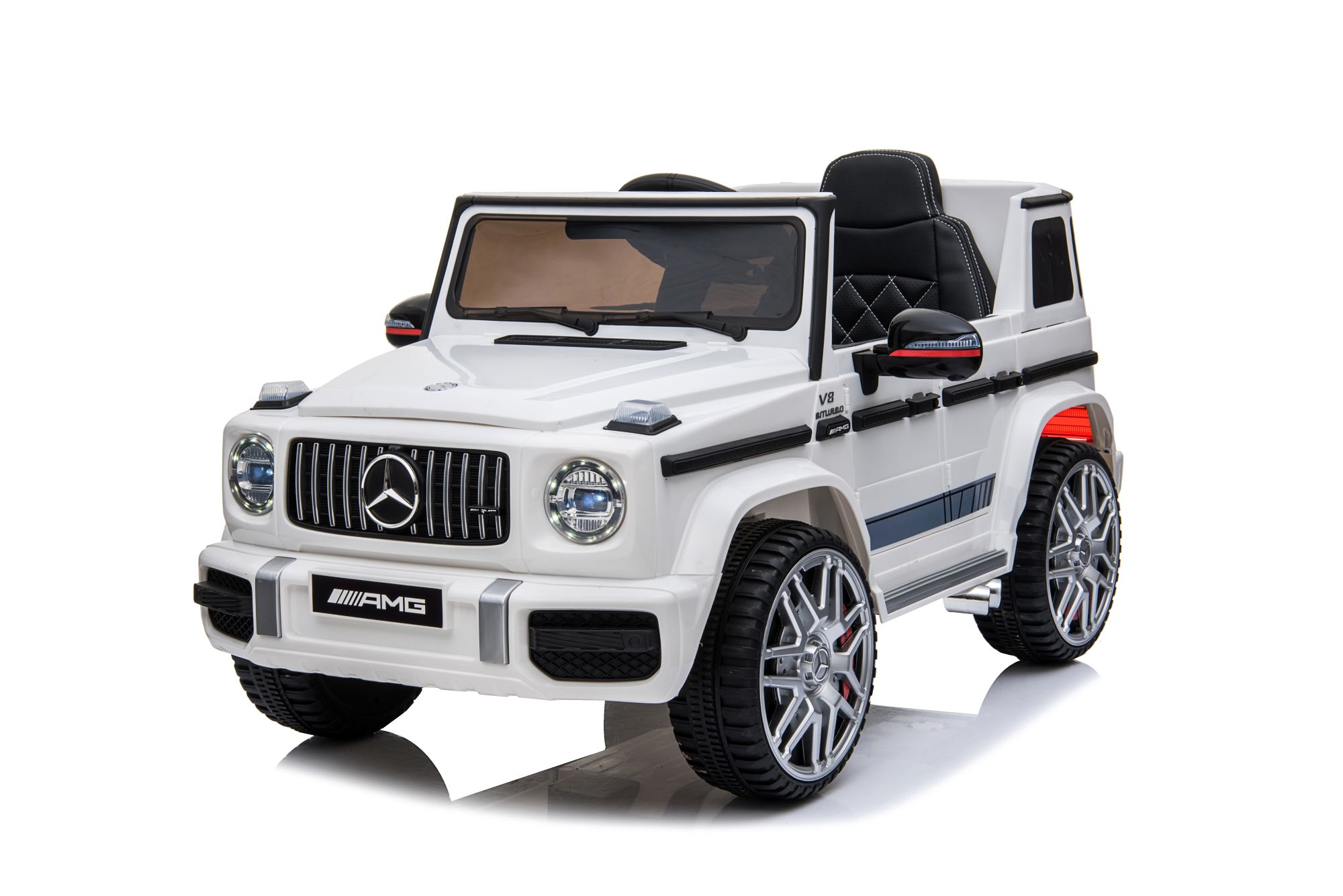 ELJET Dětské elektrické auto Mercedes G63 AMG bílá