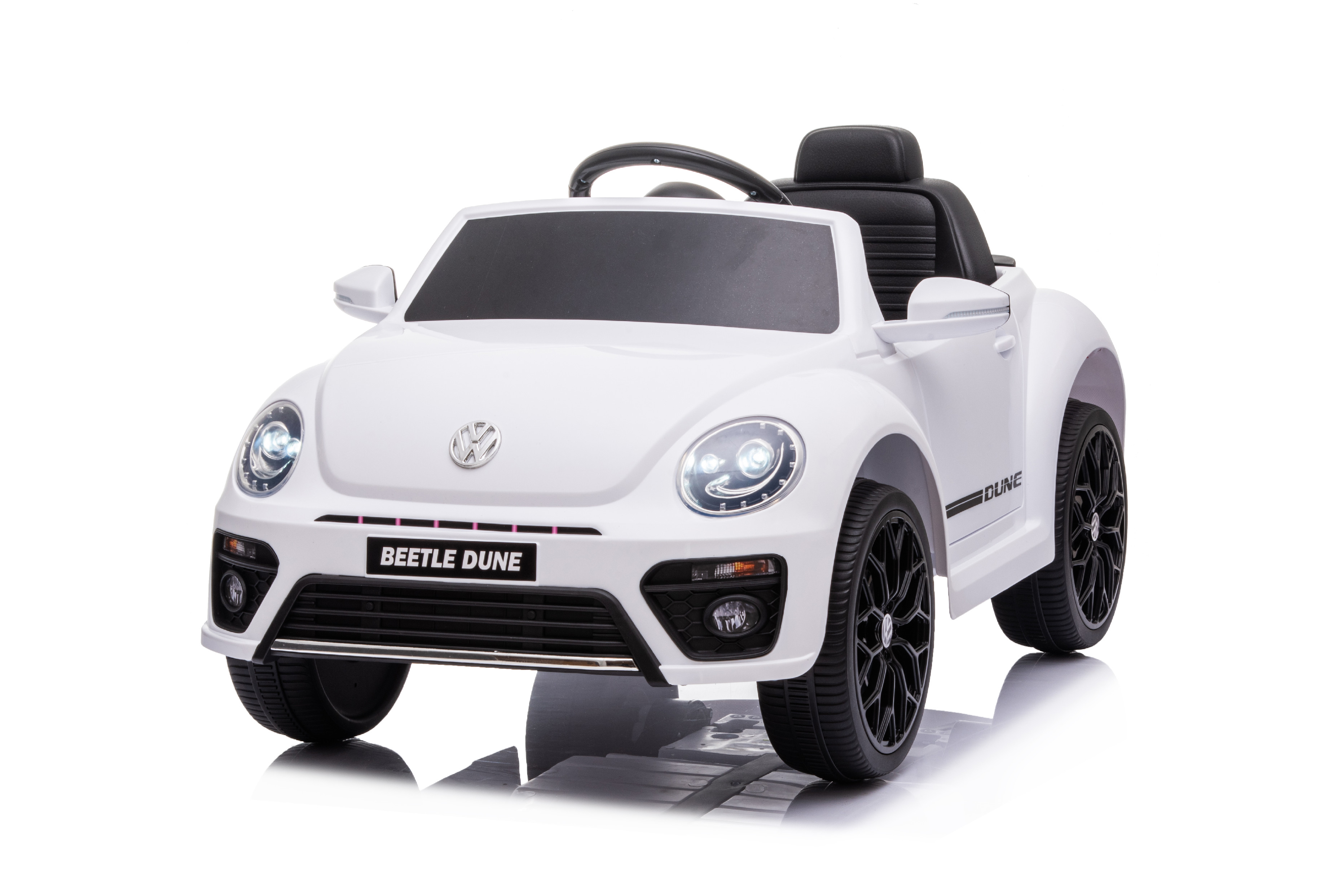 ELJET Dětské elektrické auto Volkswagen Beetle bílá/white