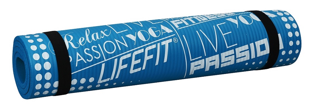 Lifefit Yoga Mat Exkluziv modrá