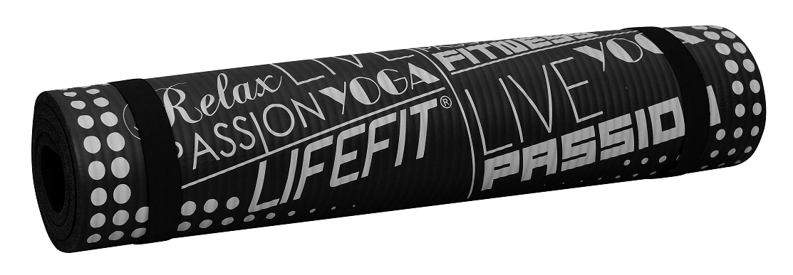 Lifefit Yoga Mat Exkluziv černá