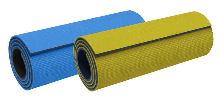 RULYT® Karimatka 180x50x1,0 cm - dvouvrstvá PE, mix barev