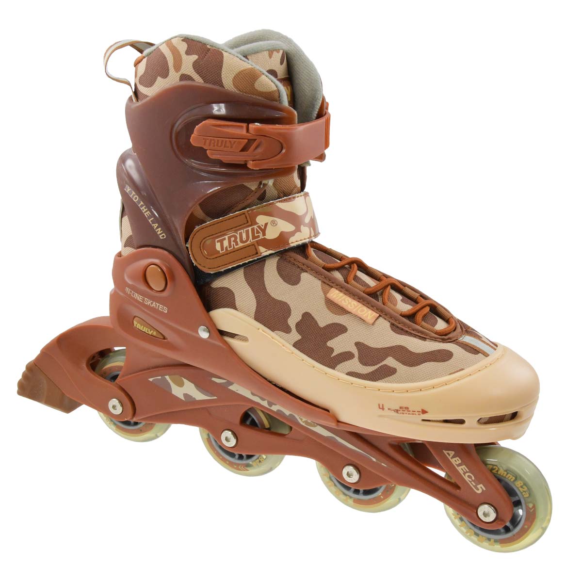 Kolečkové brusle TRULY® MISSION BROWN
