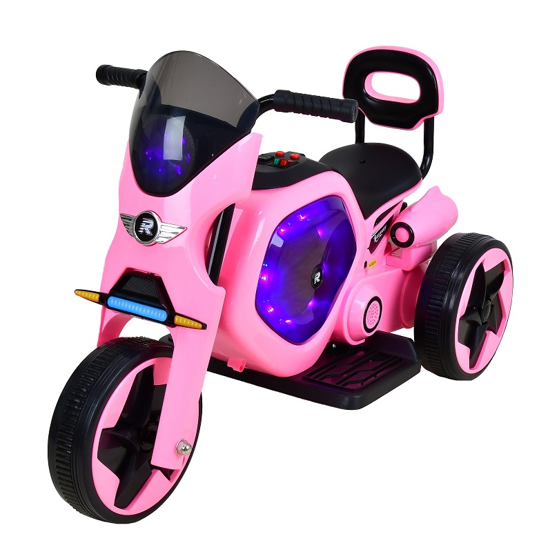 RACCEWAY® Elektrická dětská trojkolka RACCEWAY®, růžová