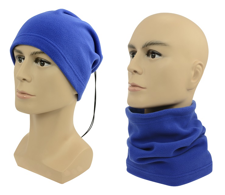 Sulov Multifunkční šátek 2v1 Fleece, modrý