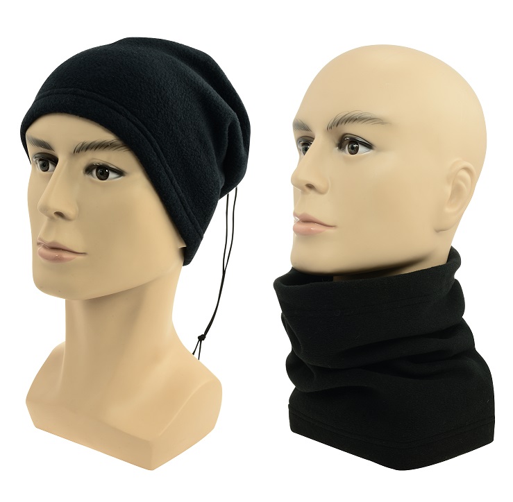 Sulov Multifunkční šátek 2v1 Fleece, černý