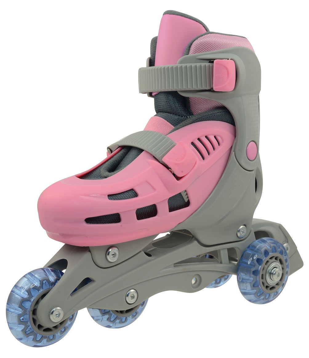 RULYT® Kolečkové brusle TRISKATE BASIC, růžové Brusle velikost: S