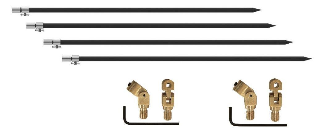 SURETTI® Bivak nebo rybářský deštník Suretti Set na podporu deštníku
