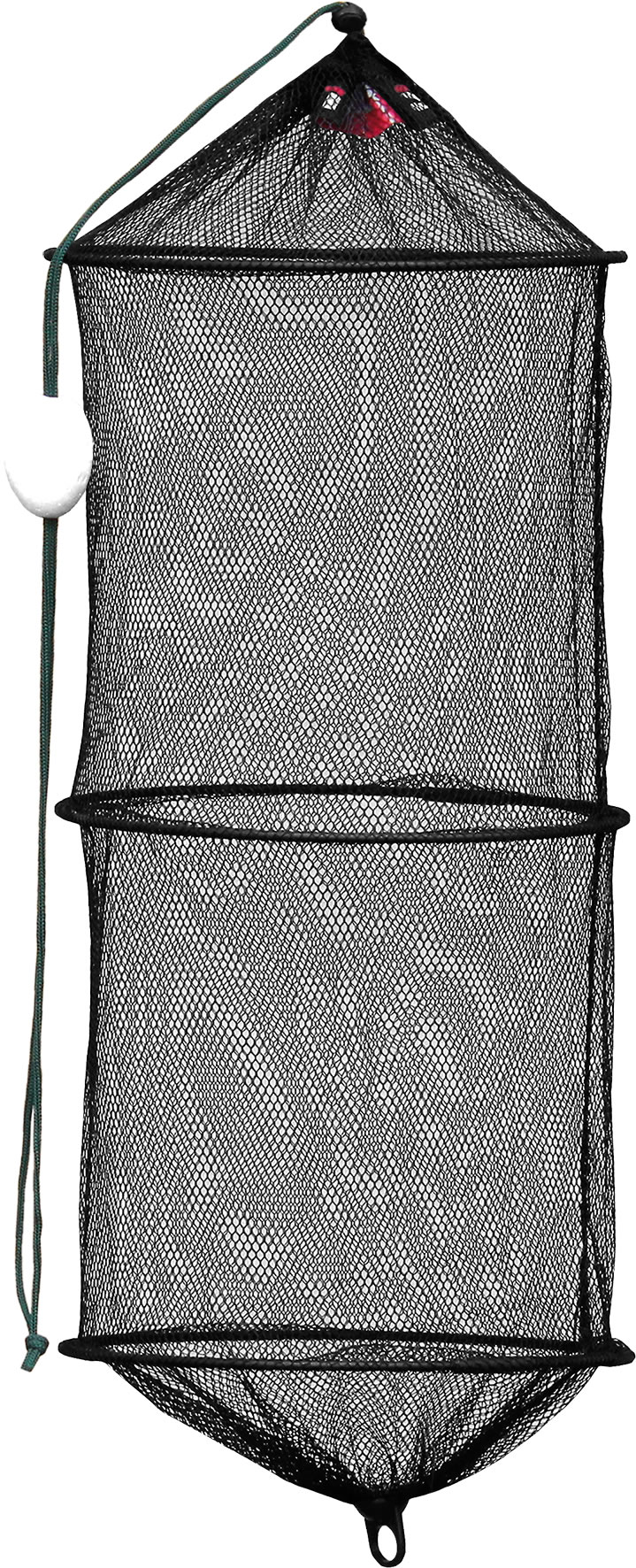 Suretti LANDING NET 30 x 60 CM Vezírek s plovákem, černá, velikost