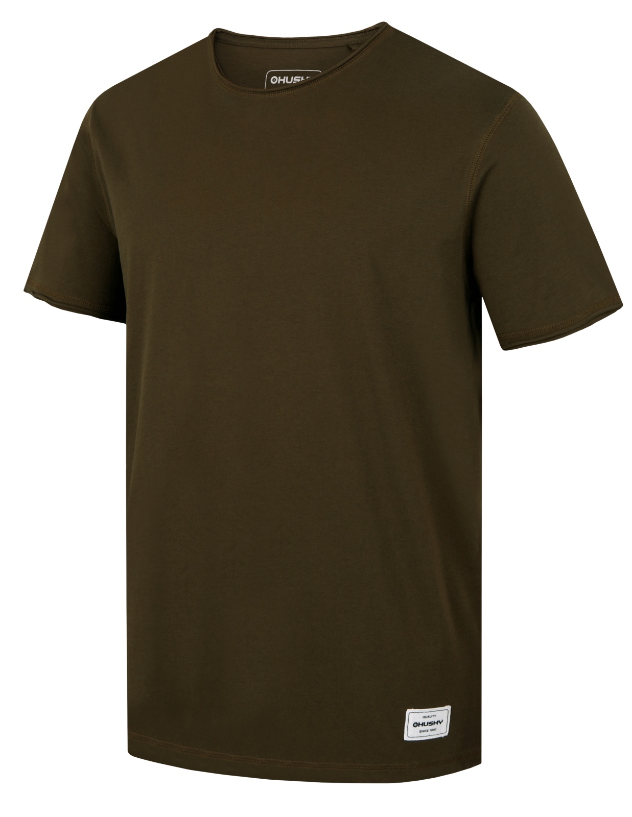 Husky Pánské bavlněné triko Tee Base M dark khaki Velikost: M