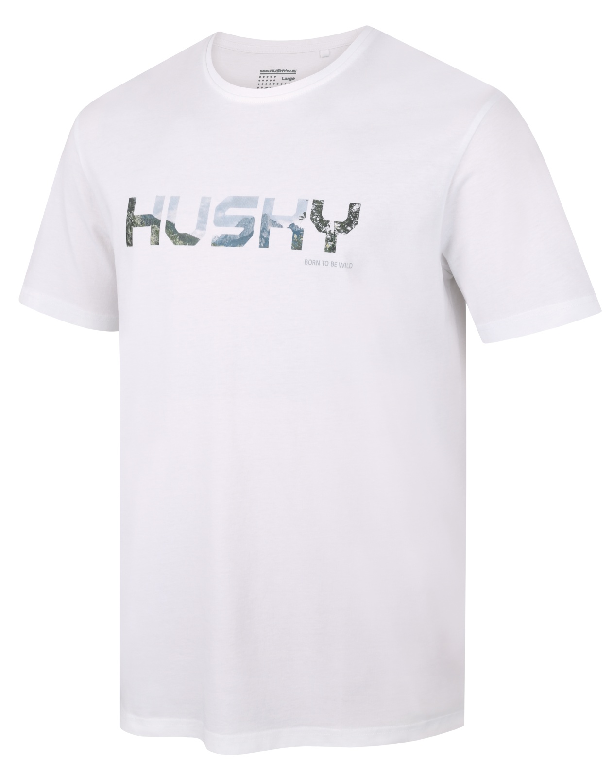 Husky Pánské bavlněné triko Tee Wild M white Velikost: S