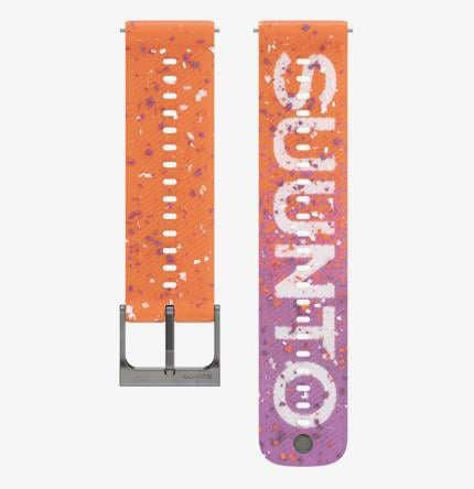 Suunto Řemínek Athletic 6 Silicone Power Orange S/M pro Race S a kompatibilní