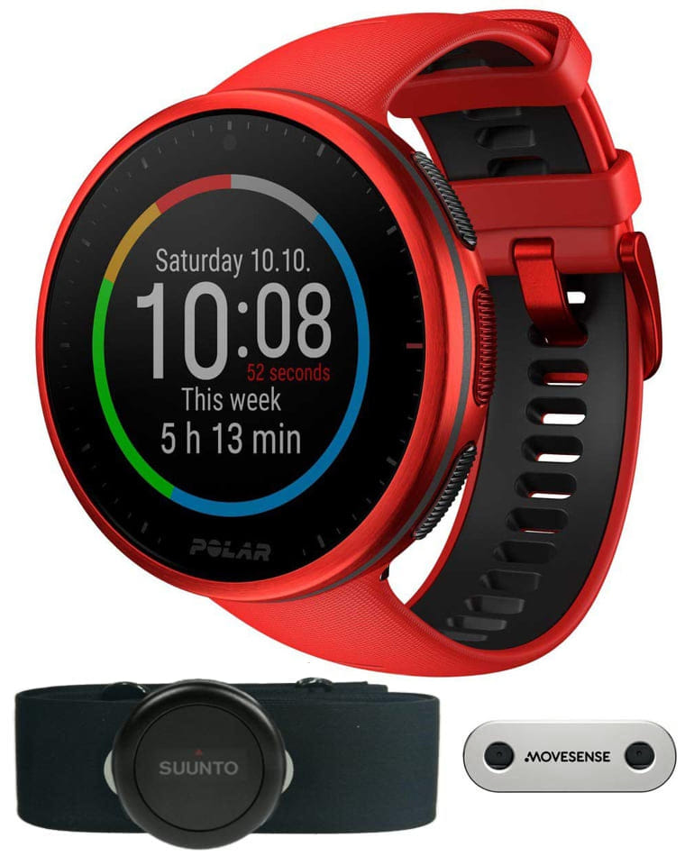 Polar VANTAGE V2 Red + Smart Sensor 3G