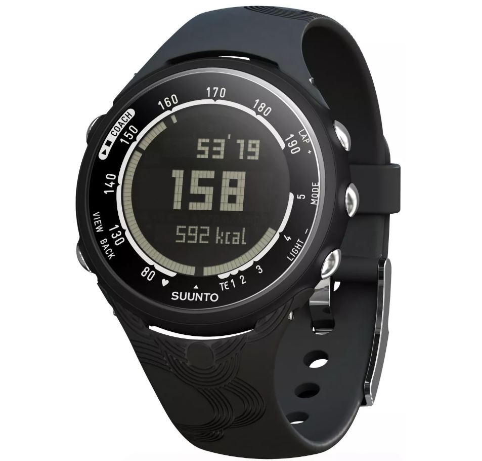 Suunto Řemínek Suunto T Silver Frost černý