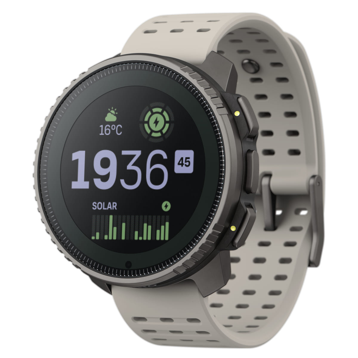 Suunto VERTICAL TITANIUM SOLAR Multisportovní hodinky, šedá, velikost
