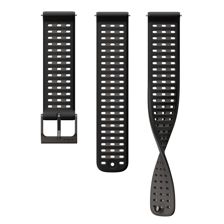 Suunto Řemínek Athletic 9 Silicone Black S+M pro Vertical 2 a kompatibilní